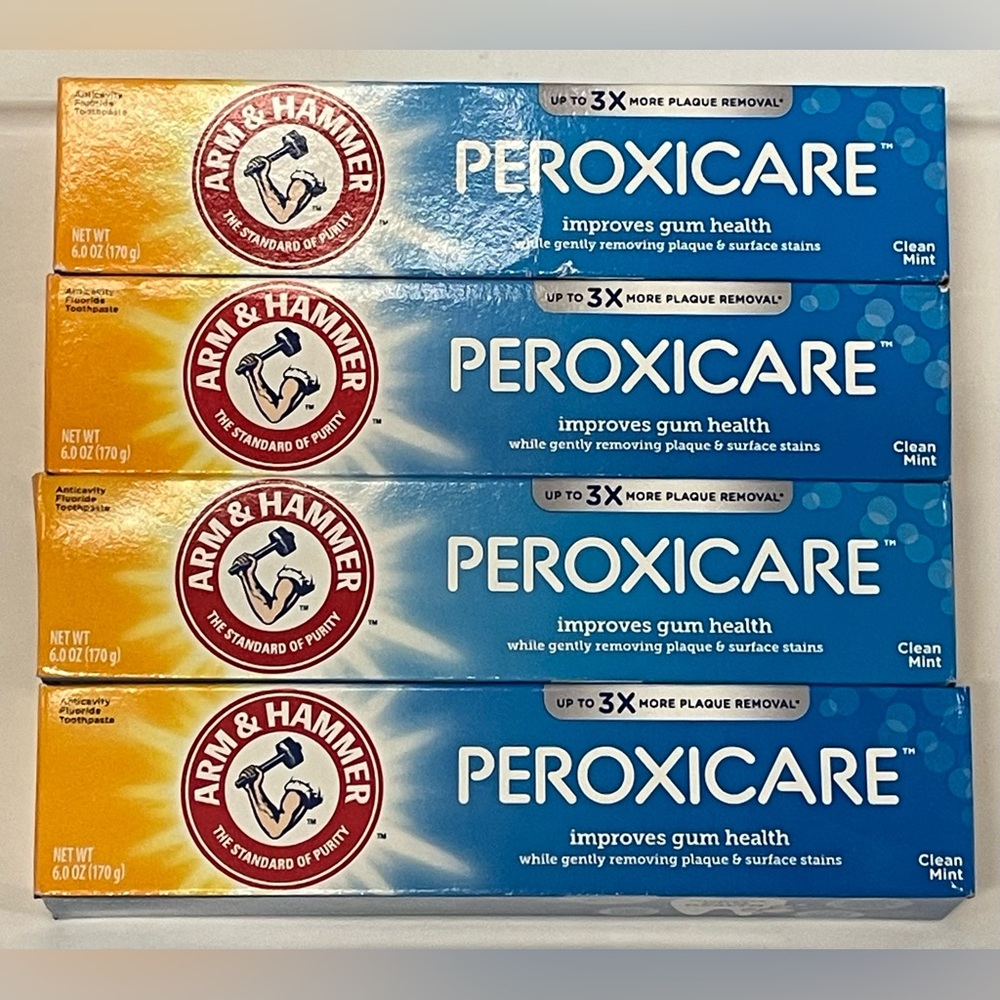 Arm & Hammer Peroxicare Toothpaste - 6oz (Pack of 4)